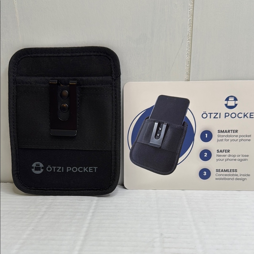 Black Phone Holster with Clip